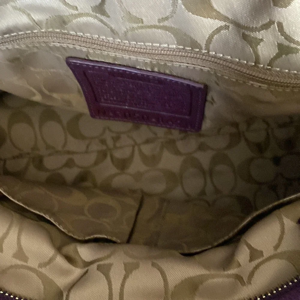Excellent Vintage Coach Suede bag - Picture 5 of 15